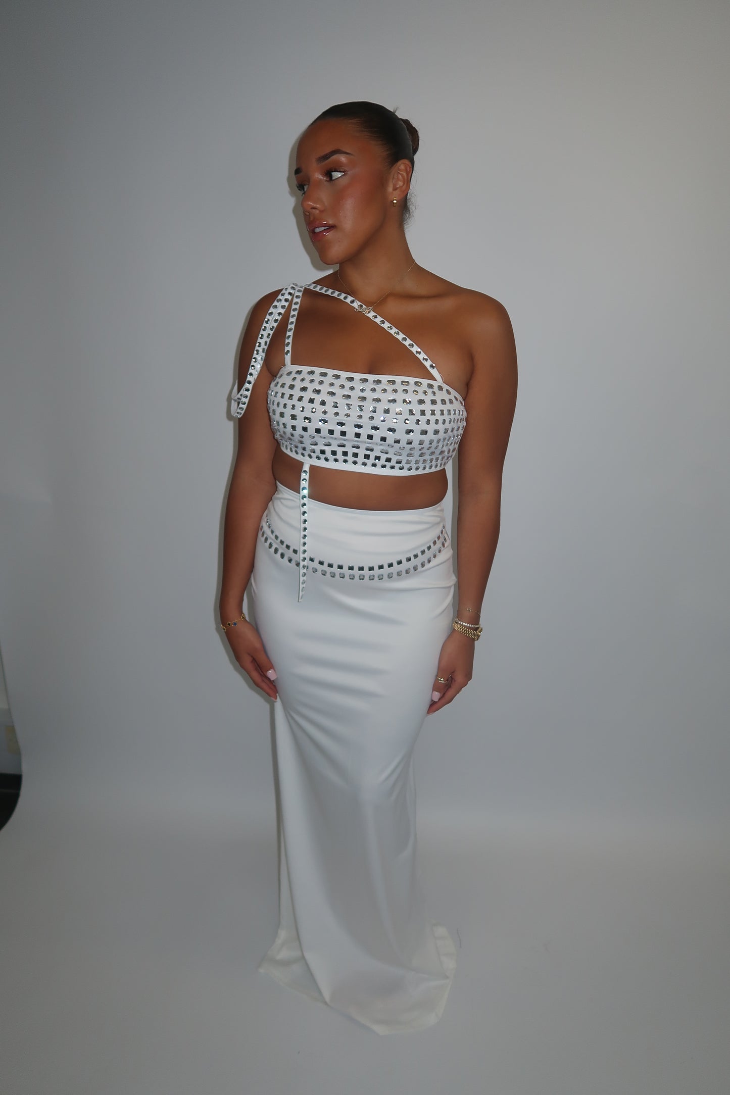 diamonte embellished two piece