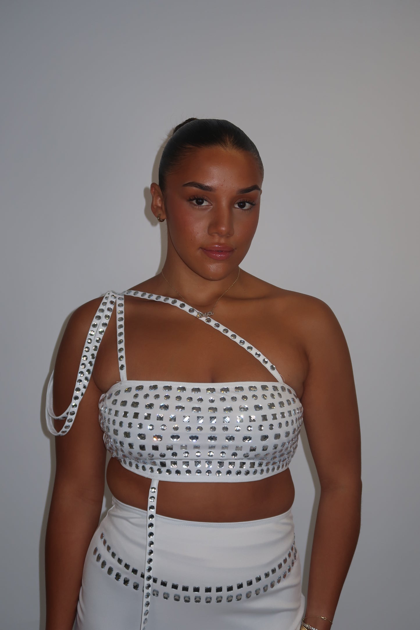 diamonte embellished two piece